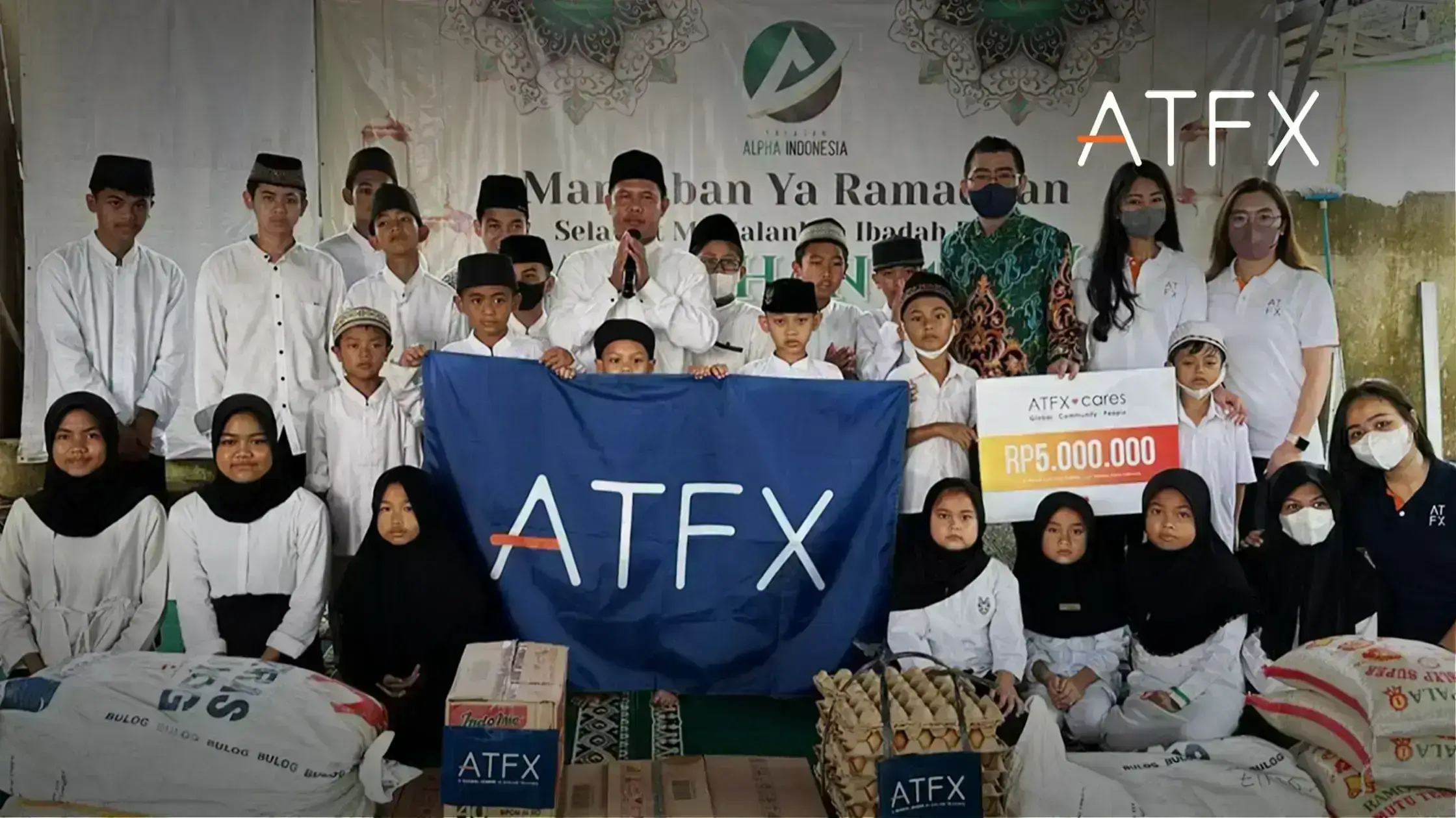 ATFX visit Indonesia orphanage