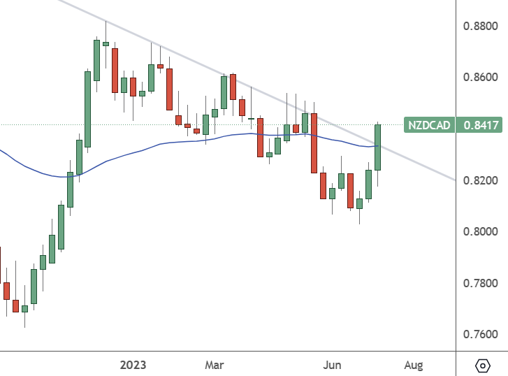 NZDCAD: Weekly Chart