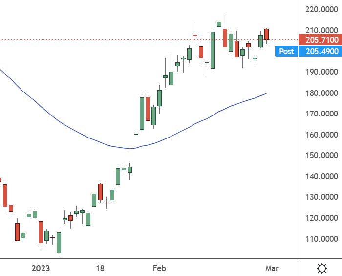 TSLA – Daily Chart