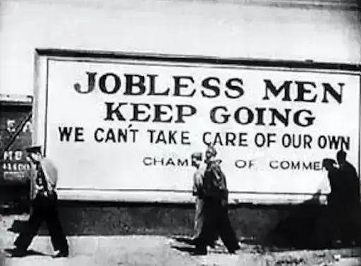 Unemployed-men-during-the-Great-Depression